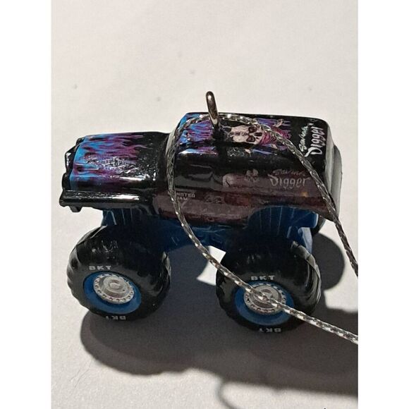 Monster Jam Mini Ornaments Lot 4 Feld 2023 Son & Grave Digger El Toro Loco Max D - Picture 3 of 6